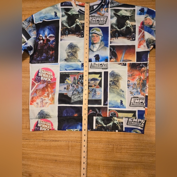 Star Wars Sweatshirt Men's  Pullover Empire Strikes Back 80s Size XL - Picture 7 of 12